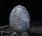 Uovo in calcite azzurra cm.6,2H