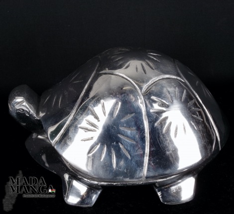 Tartaruga in alluminio portaoggetti