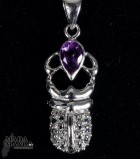 Ciondolo in Argento con ametista e topazi