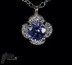 Collana in argento con tanzanite