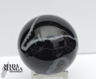 Sfera in Agata nera cm.5,9