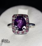 Anello in Argento con Ametista