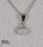 Ciondolo in Argento con Opale