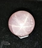 Sfera in quarzo rosa stellato da cm.5,7