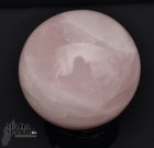 Sfera in quarzo rosa da cm.6,3