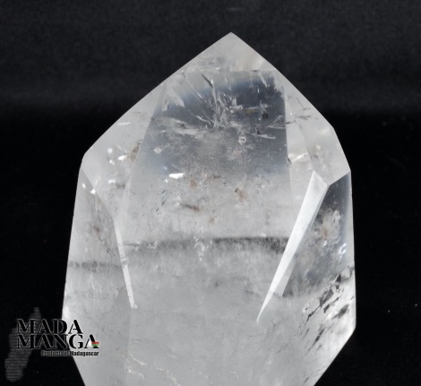 Punta di quarzo ialino Canalizzatore con time link dx cm.4,8H