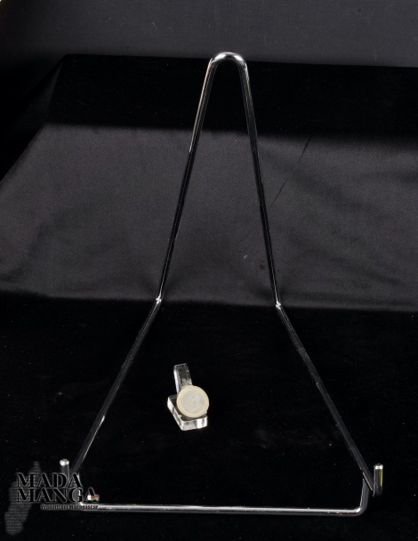 supporto in metallo cromato cm.26,5H