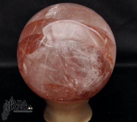 Sfera in Quarzo Ematoide cm.8,4