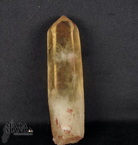 Punta di Quarzo citrino grezzo Dow e Lemuriano