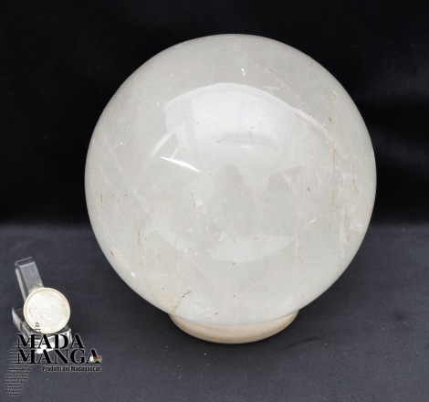 Grande sfera in quarzo cm.14,20
