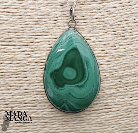 Ciondolo in Malachite
