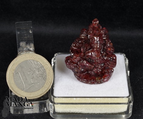 Ganesha in granato cm.2,6x3H