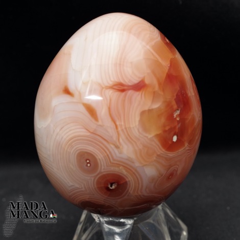 Uovo in Corniola/agata cm.7H