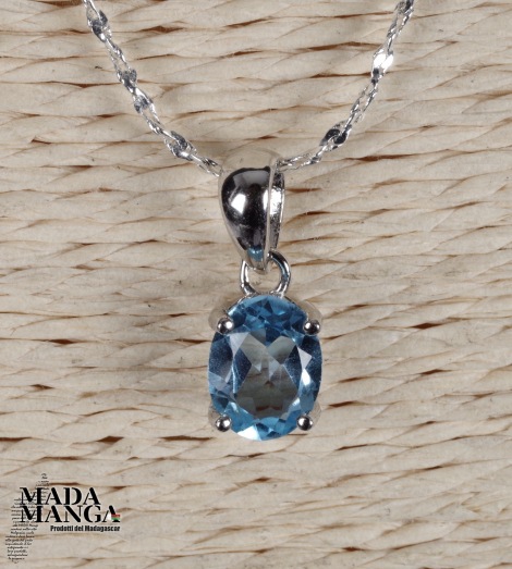 Ciondolo in Argento con Topazio