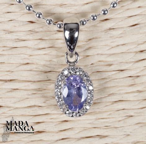 Ciondolo in Argento con Tanzanite