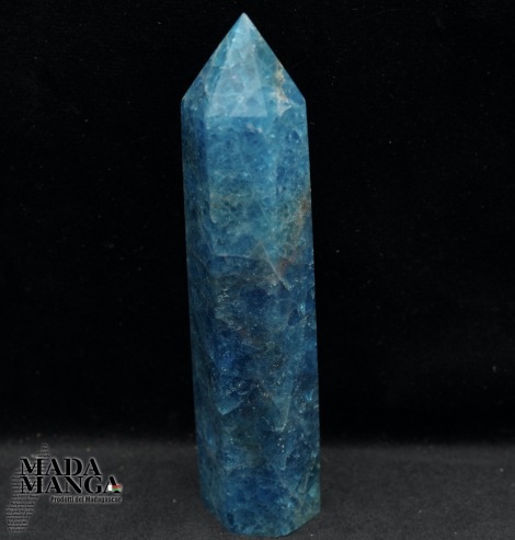 Punta in Apatite Blu cm.9,8H
