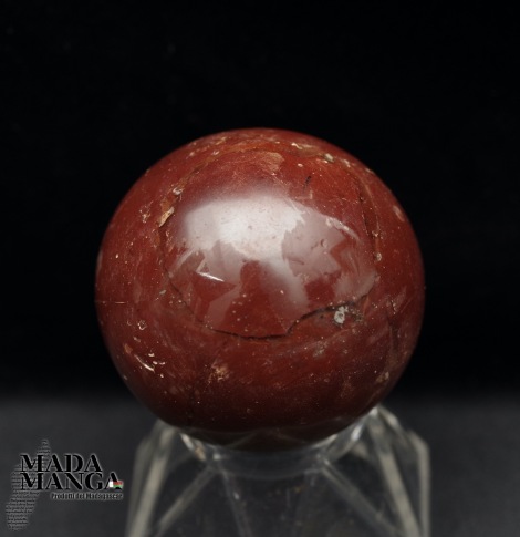 Sfera in diaspro rosso cm.4,1