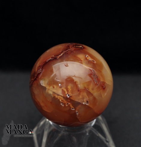 Sfera in Corniola cm.4