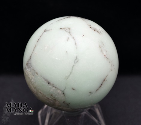 Sfera in Crisoprasio indonesiano cm.5,4