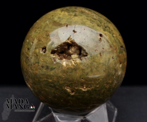 Sfera in Diaspro oceanico cm.8