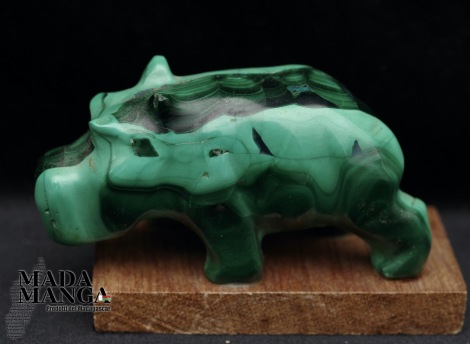 Ippopotamo in Malachite