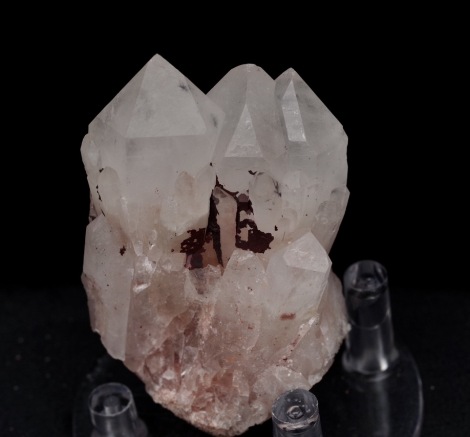 Quarzi con Hollandite cm.3,6x5H