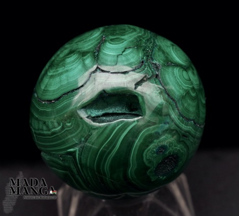 Sfera in Malachite cm.4,7