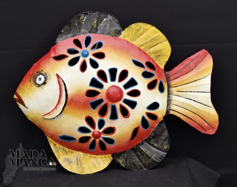 Applique/decoro da muro forma pesce