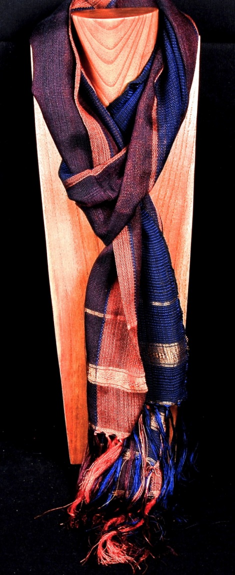 sciarpa in cotone-seta