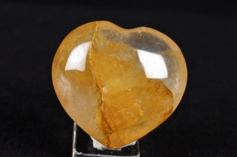 cuore in quarzo ematoide