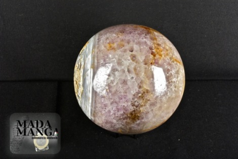 Grande sfera in quarzo ametista cm.16,8
