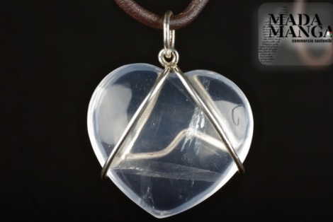 ciondolo argento con quarzo