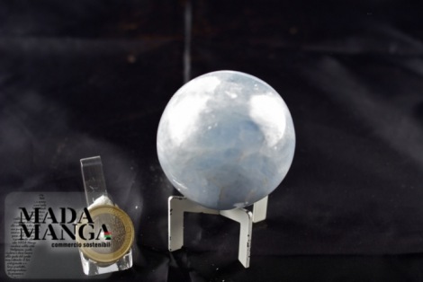 Sfera in calcite blu cm.5,4