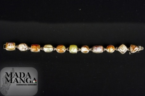 Bracciale argento con Opale Matrix