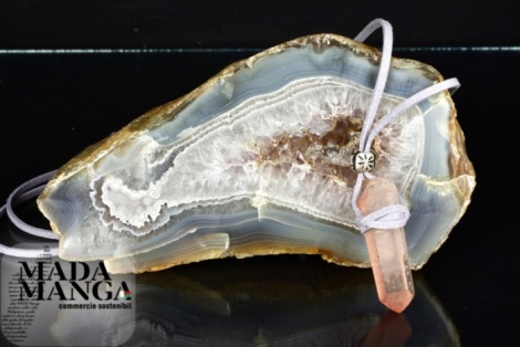 Collana con Punta in Quarzo