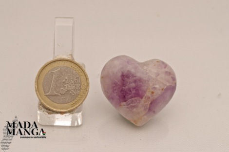 cuore in quarzo ametista