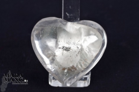 Cuore in Quarzo Ialino