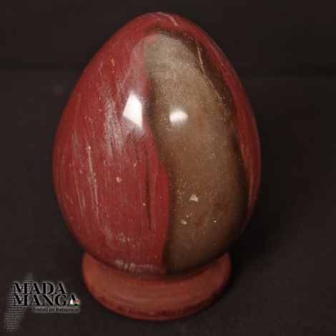 Uovo in Legno Fossile cm.7H