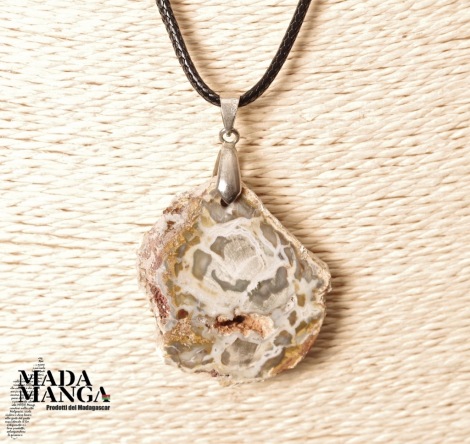 Ciondolo in Legno Fossile