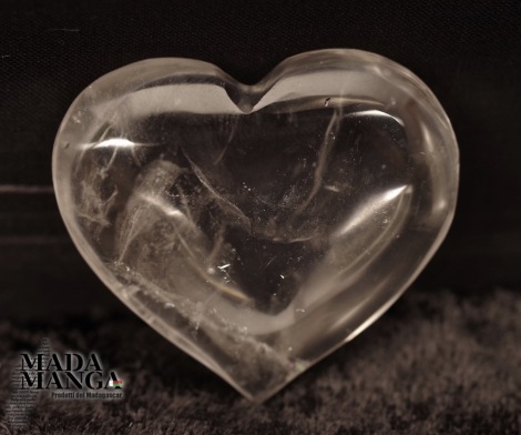 Cuore in Quarzo ialino