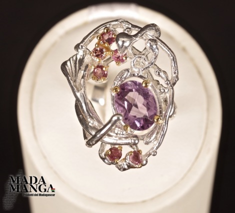 Anello in Argento con Ametista