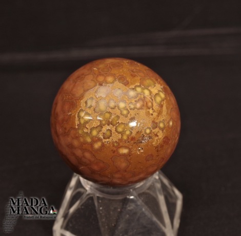 Sfera in Diaspro oceanico cm.4
