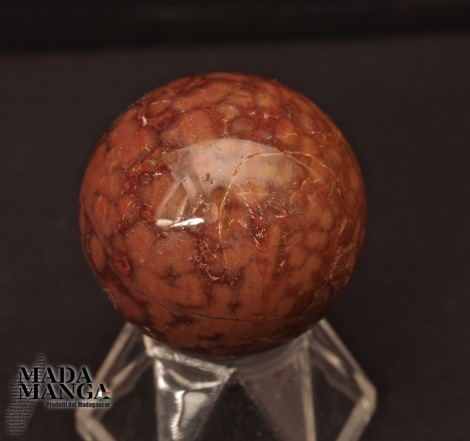 Sfera in Diaspro oceanico cm.4