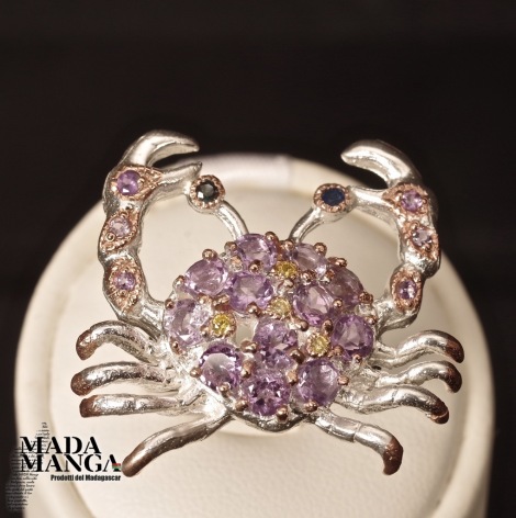 Anello in Argento con Ametiste
