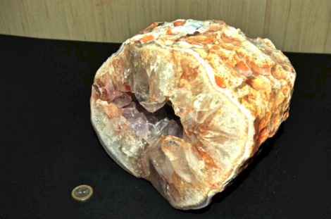geode in quarzo ametista 18x18
