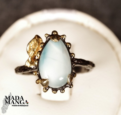 Anello in Argento con Larimar