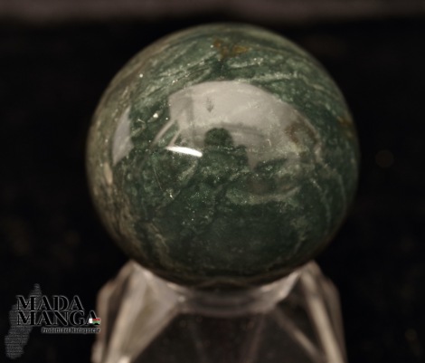 sfera in diaspro verde cm.4
