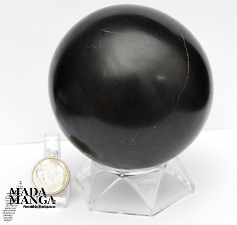 sfera in tormalina nera cm.9,5