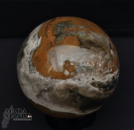 Sfera in Diaspro oceanico cm.8,4