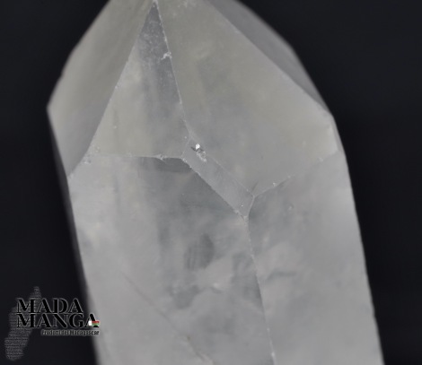 Punta di quarzo grezzo con time link sx